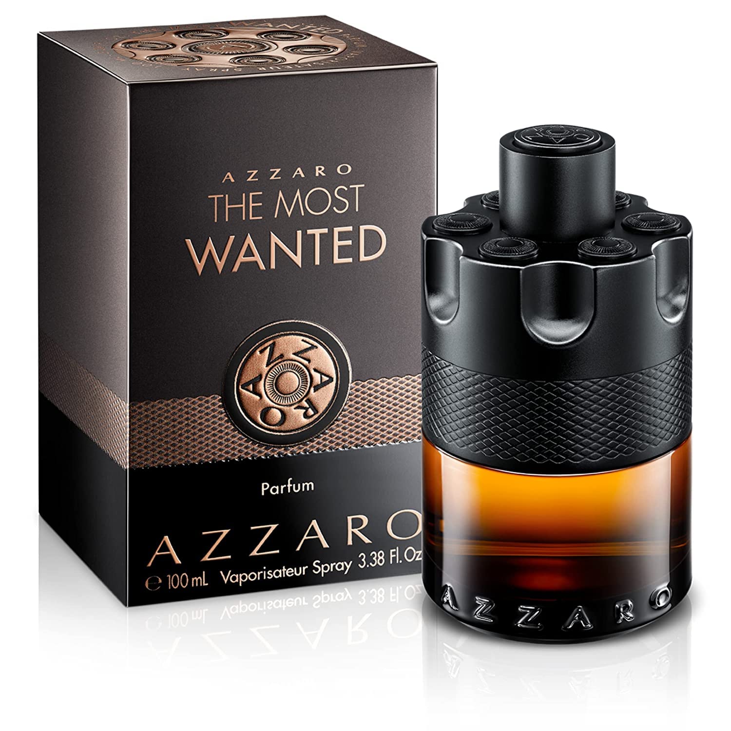  Azzaro The Most Wanted Parfum - Intense Mens Cologne - Spicy & Seductive Fragrance for Date Night - Lasting Wear - Irresistible Luxury Perfumes for Men