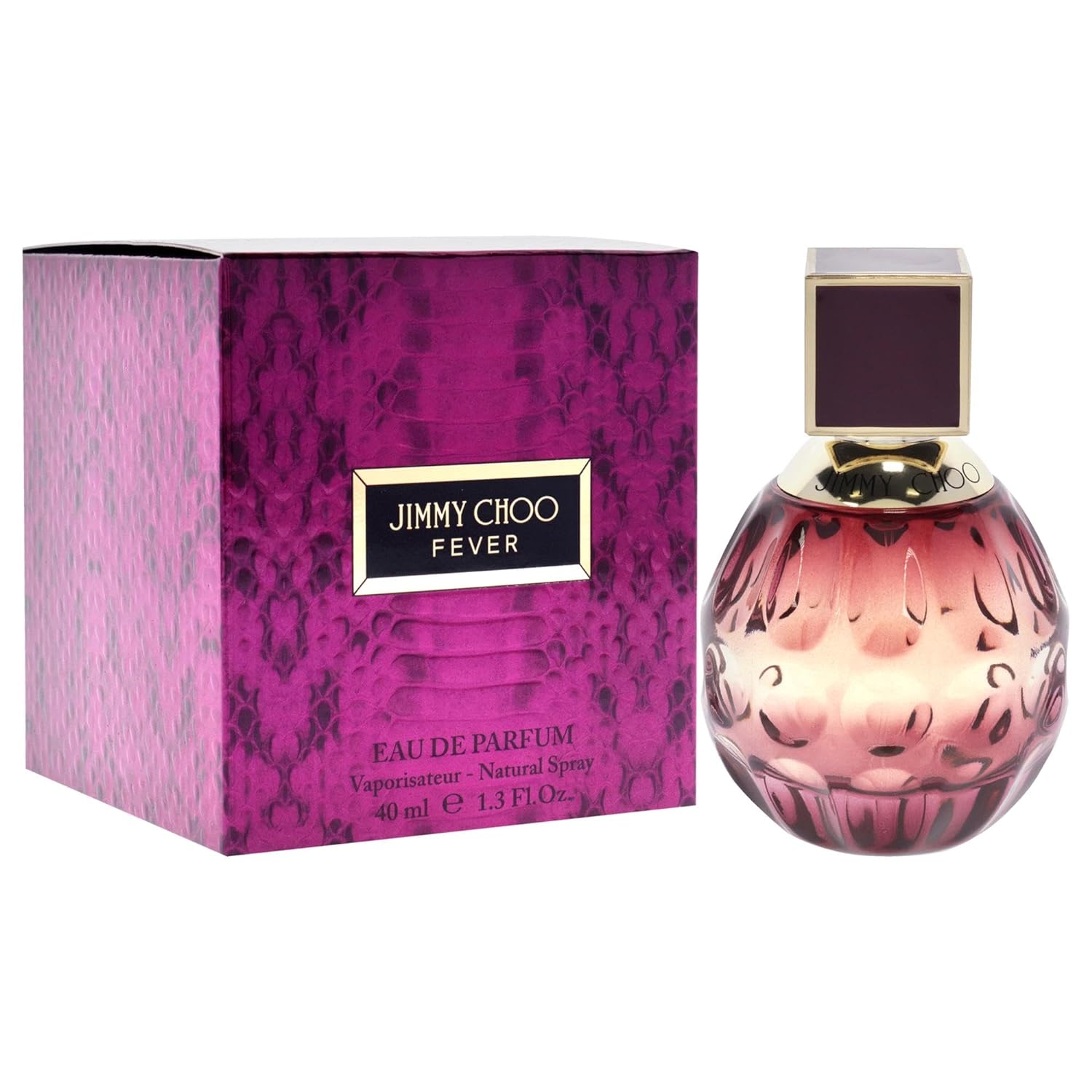 JIMMY CHOO Fever Eau de Parfum - Long Lasting Fragrance with notes of Black Plum Nectar, Heliotrope & Roasted Tonka Bean - Warm & Floral
